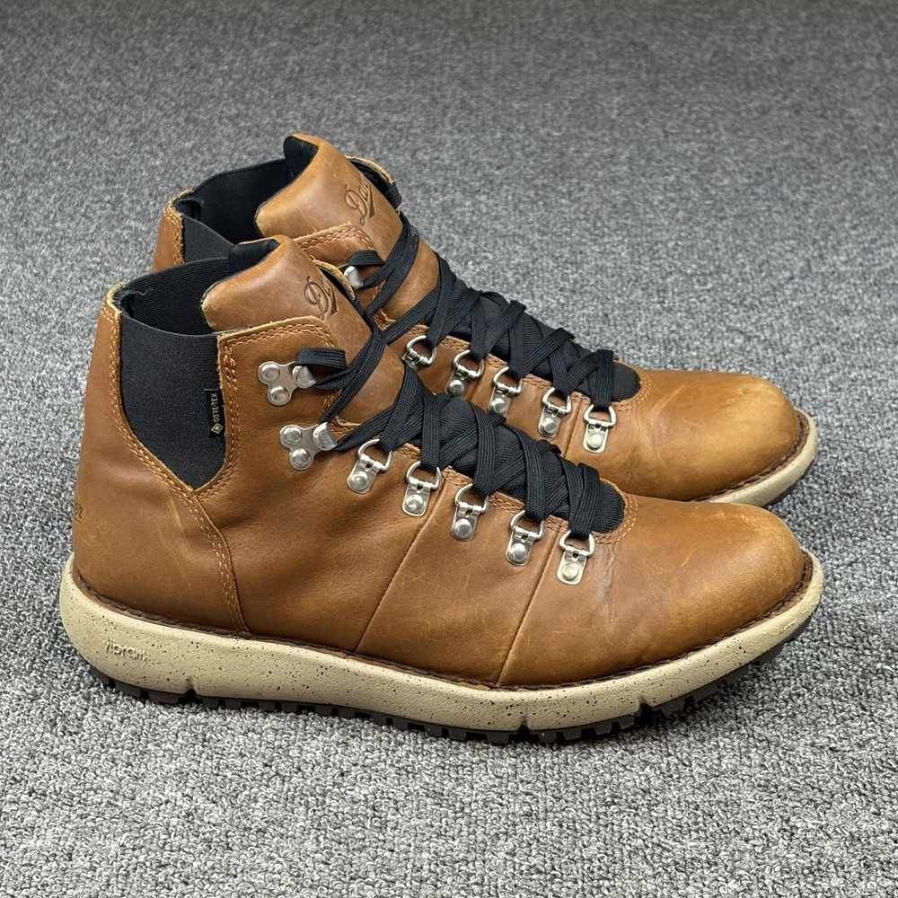 Danner Vertigo 917 Gore-Tex Boots 32381 Light Brown Leather Vibram Mens 9.5 D